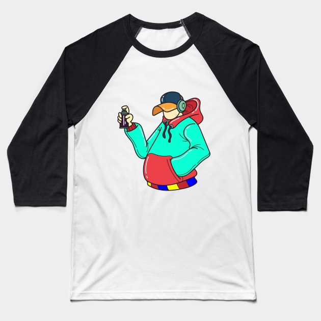 banksy graffeti Baseball T-Shirt by Look11301